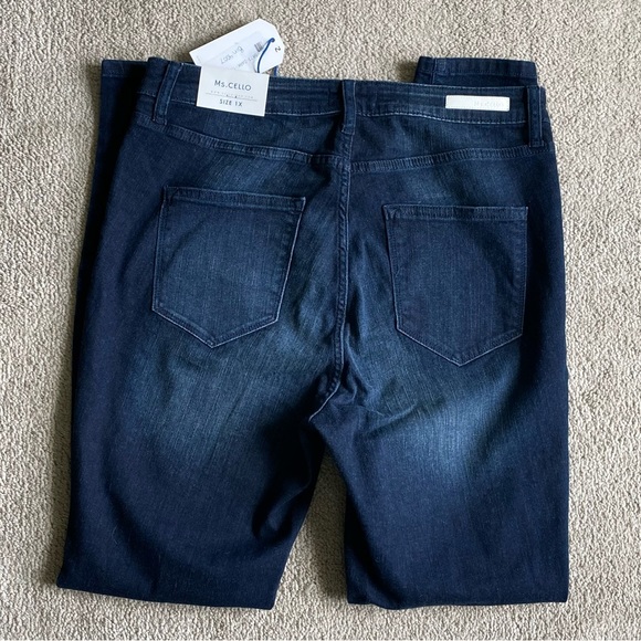 Ms. Cello High Rose Distressed Skinny Jeans - Picture 7 of 8